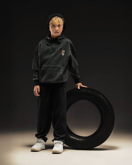 Sidekick Charcoal Hoodie
