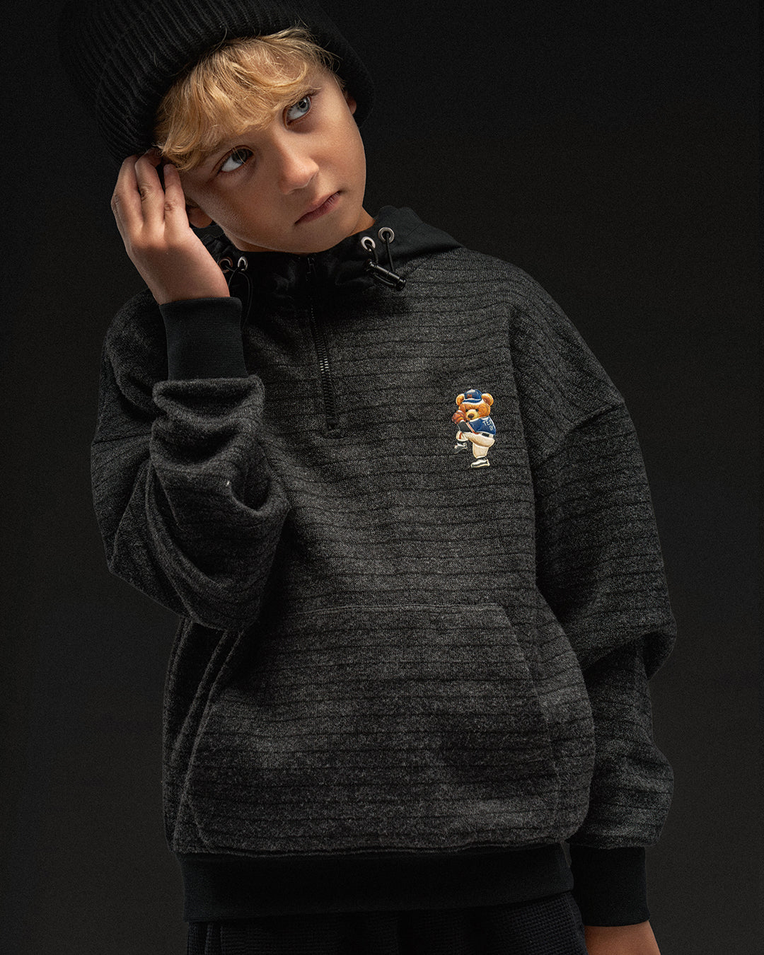 Sidekick Charcoal Hoodie