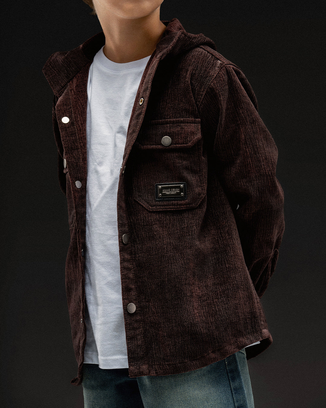 Scout Burgundy Hooded Overshirt
