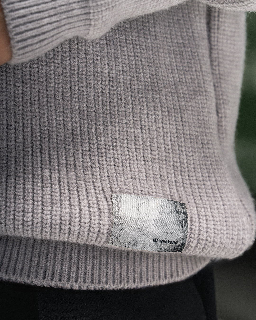 Cozy Grey Sweater & Scarf Set