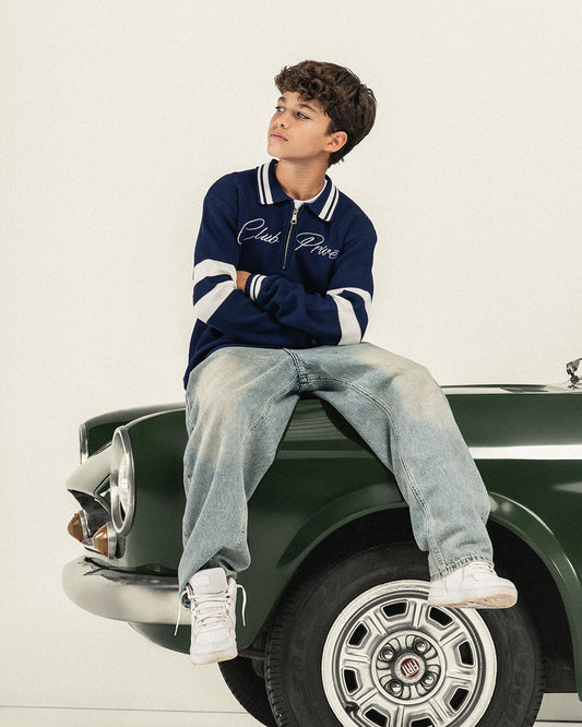 Varsity navy Sweater