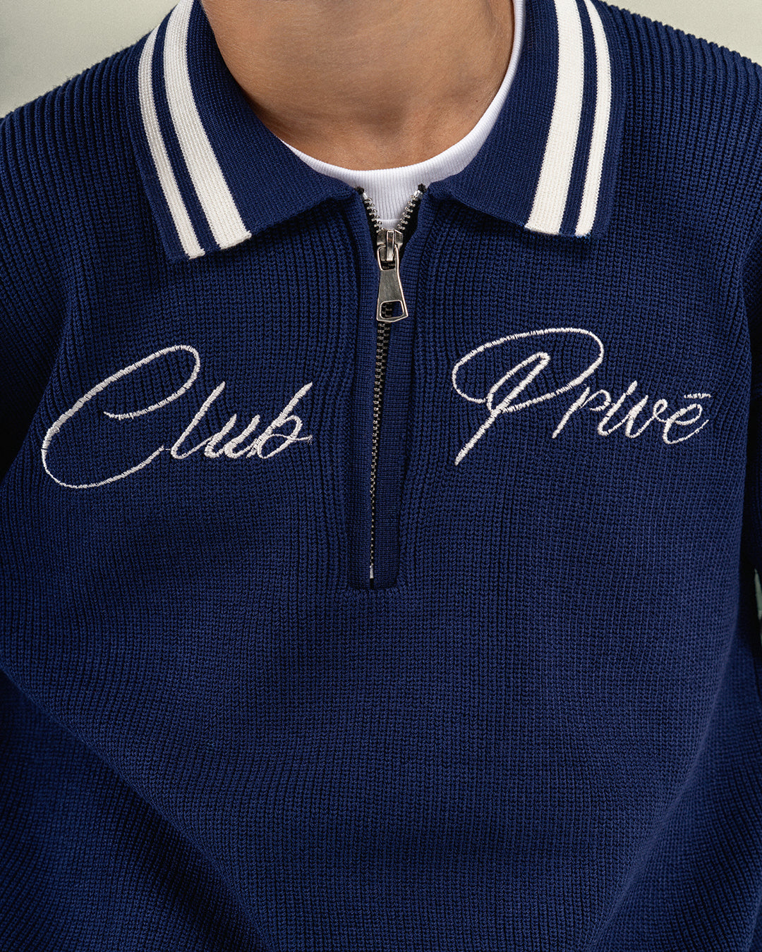 Varsity navy Sweater